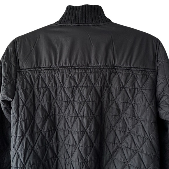 PRANA BLACK DIVA BOMBER JACKET QUILTED SHERPA LINING ZIPPER FRONT POCKETS SMALL - Picture 10 of 13